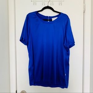 Marina Rinaldi Silk Blouse Blue